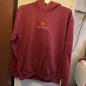 Primitive/Naruto/Itachi Burgundy Hoodie